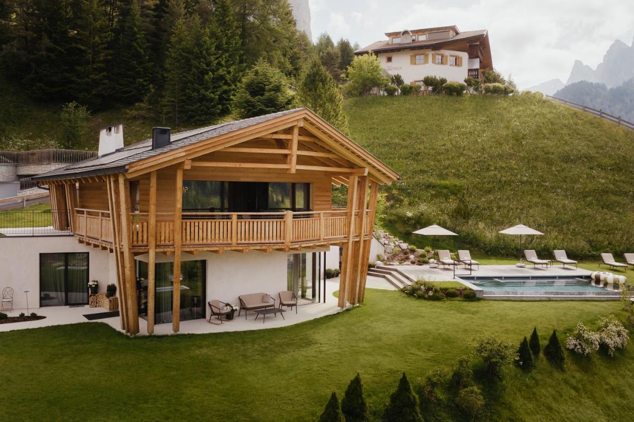 Luxury Spa Chalet Lum D'Or Selva di Val Gardena Exterior foto