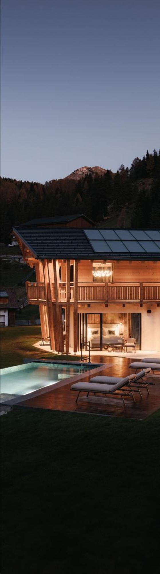 Luxury Spa Chalet Lum D'Or Selva di Val Gardena Exterior foto